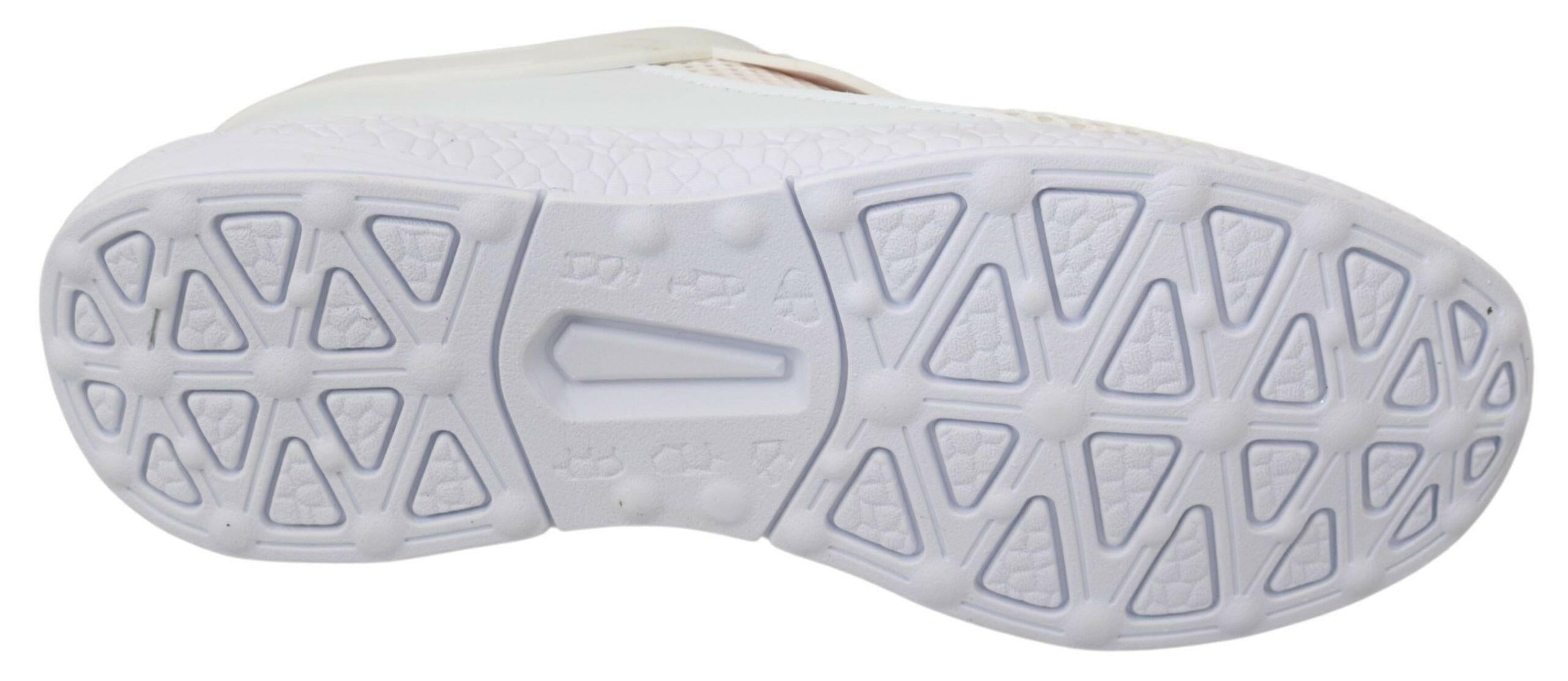 Philipp Plein White Pink Polyester Becky Sneakers Shoes -   -  Philipp Plein. Philipp Plein White Pink Polyester Becky Sneakers Shoes -   -  Philipp Plein.