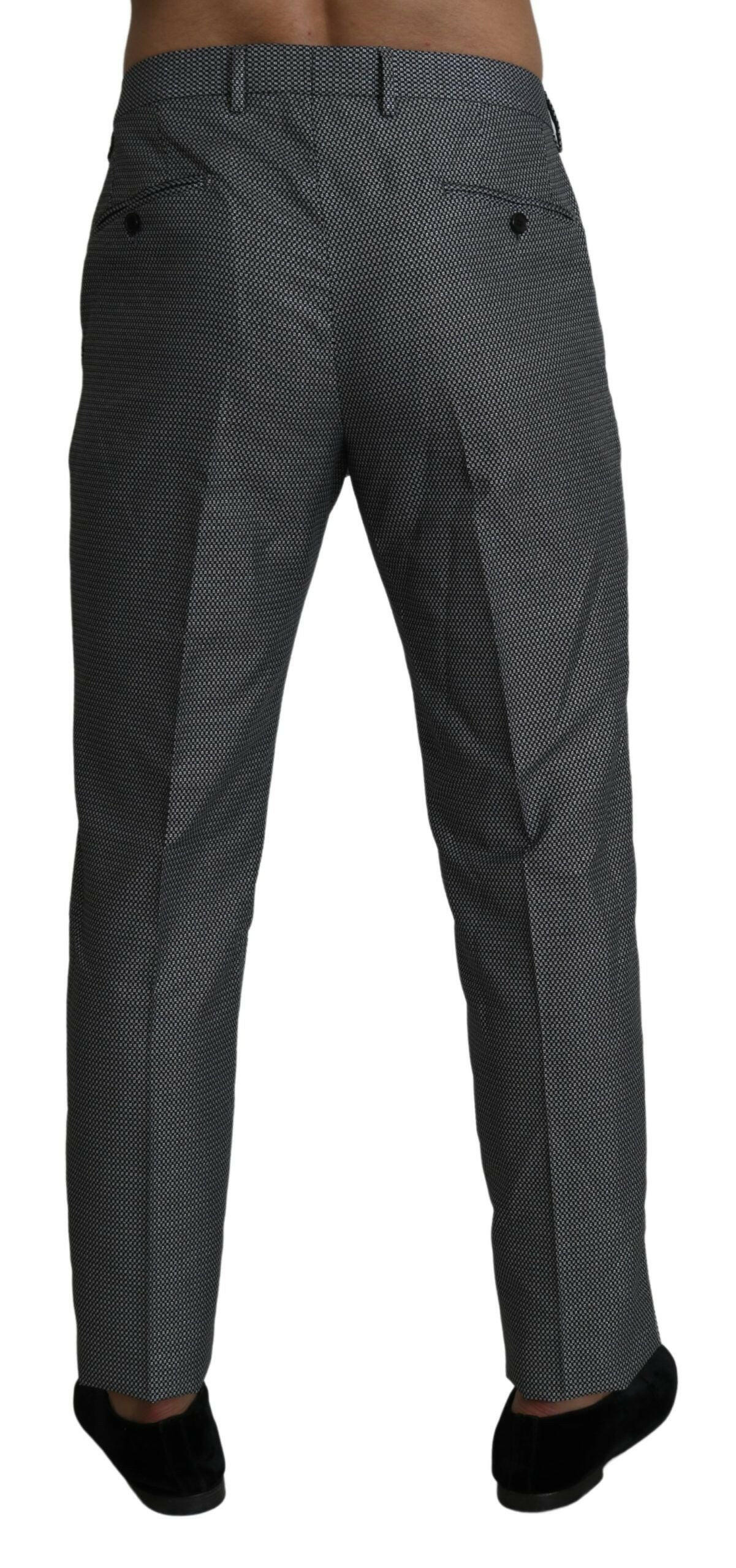Dolce & Gabbana Gray Formal Dress Trouser Slim Fit Pants -   -  Dolce & Gabbana. Dolce & Gabbana Gray Formal Dress Trouser Slim Fit Pants -   -  Dolce & Gabbana.