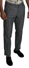 Dolce & Gabbana Gray Formal Dress Trouser Slim Fit Pants -   -  Dolce & Gabbana.