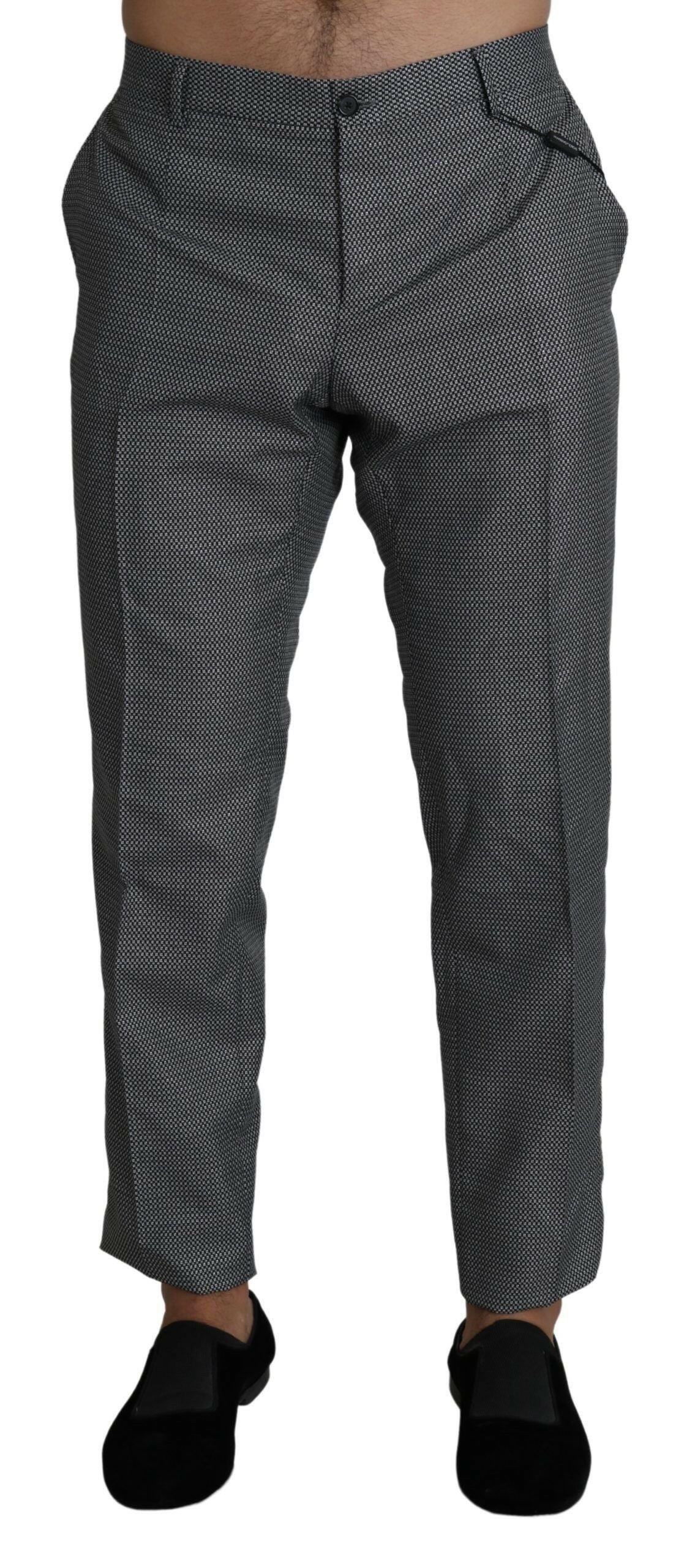 Dolce & Gabbana Gray Formal Dress Trouser Slim Fit Pants -   -  Dolce & Gabbana.