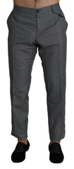 Dolce & Gabbana Gray Formal Dress Trouser Slim Fit Pants -   -  Dolce & Gabbana.