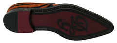 Dolce & Gabbana Orange Pony Hair Formal Dress Broque Shoes -   -  Dolce & Gabbana.