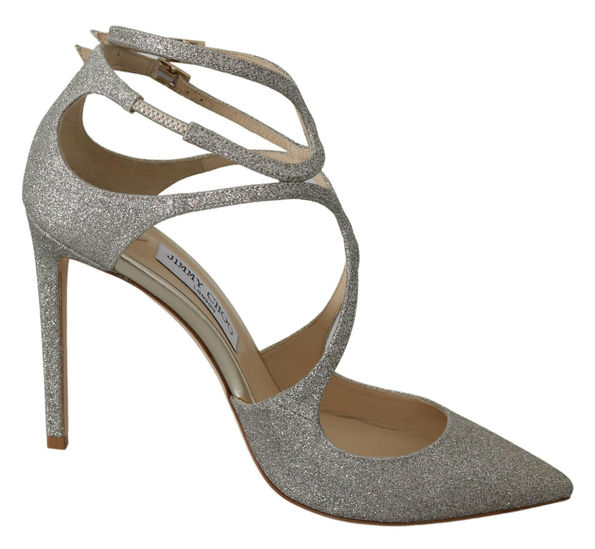 Jimmy Choo Platinum Ice Lancer Leather Pumps - Elegance Refined -   -  Jimmy Choo.