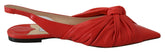 Jimmy Choo Chic Red Pointed Toe Leather Flats -   -  Jimmy Choo.