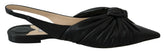 Jimmy Choo Elegant Pointed Toe Leather Flats -   -  Jimmy Choo.