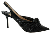 Jimmy Choo Elegant Black Leather Pointed Toe Pumps -   -  Jimmy Choo.