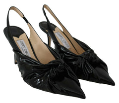Jimmy Choo Elegant Black Leather Pointed Toe Pumps -   -  Jimmy Choo.