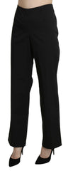 BENCIVENGA Black High Waist Straight Dress Trouser Pants -   -  BENCIVENGA.