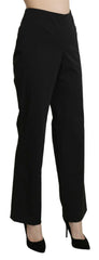 BENCIVENGA Black High Waist Straight Dress Trouser Pants -   -  BENCIVENGA.