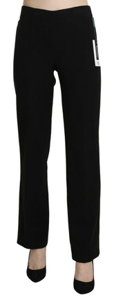 BENCIVENGA Black High Waist Straight Formal Dress Trouser -   -  BENCIVENGA.