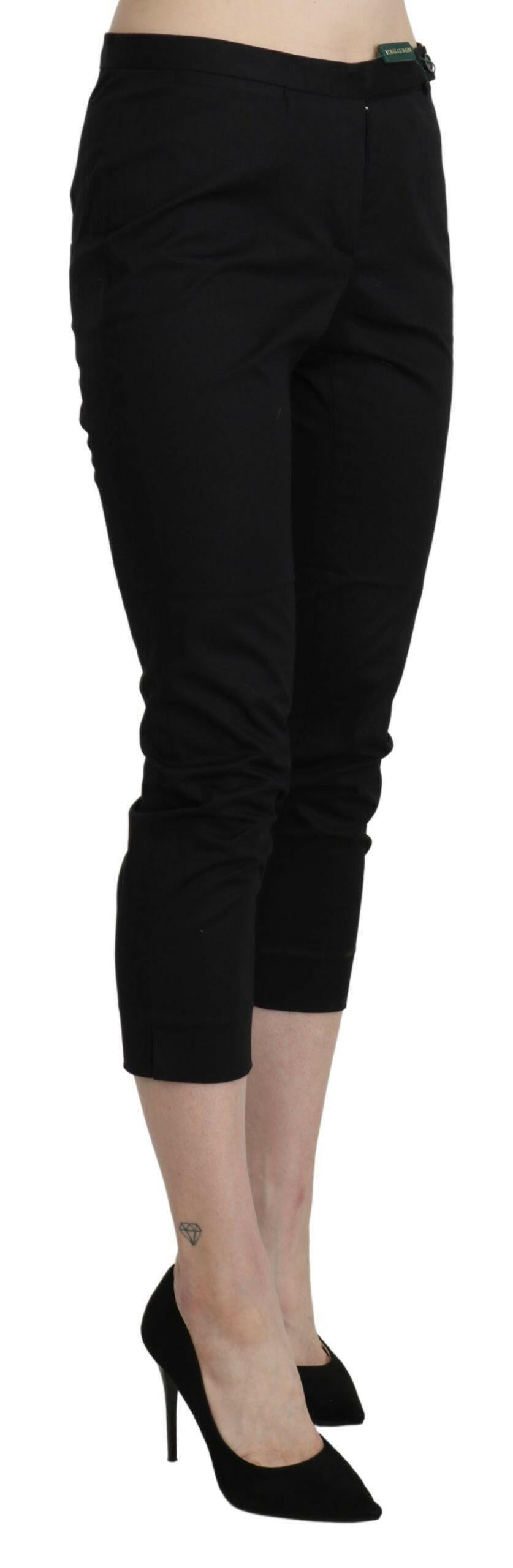BENCIVENGA Black High Waist Skinny Cropped Dress Trouser Pants -   -  BENCIVENGA. BENCIVENGA Black High Waist Skinny Cropped Dress Trouser Pants -   -  BENCIVENGA.