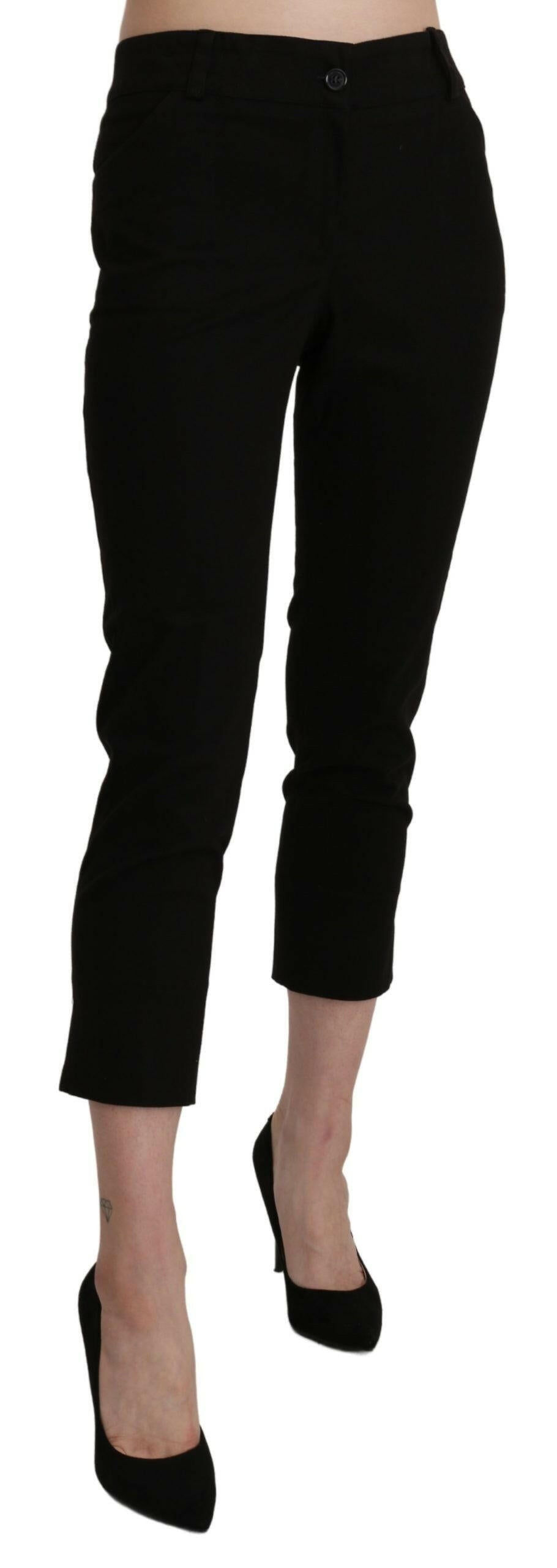 BENCIVENGA Black High Waist Skinny Cropped Dress Trouser Pants -   -  BENCIVENGA. BENCIVENGA Black High Waist Skinny Cropped Dress Trouser Pants -   -  BENCIVENGA.