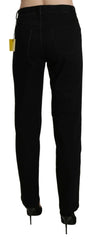 BENCIVENGA Black High Waist Straight Casual Trouser Pant -   -  BENCIVENGA.