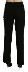 BENCIVENGA Black High Waist Straight Dress Trouser Pant -   -  BENCIVENGA.