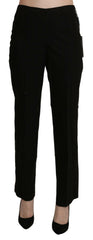 BENCIVENGA Black High Waist Straight Dress Trouser Pant -   -  BENCIVENGA.