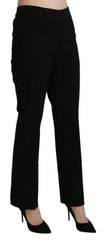 BENCIVENGA Black High Waist Straight Dress Trouser Pant -   -  BENCIVENGA.