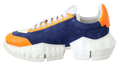 Jimmy Choo Electric Elegance Leather Mix Sneakers -   -  Jimmy Choo.
