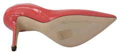 Dolce & Gabbana Dark Pink Patent Leather Heels Pumps -   -  Dolce & Gabbana.