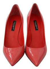 Dolce & Gabbana Dark Pink Patent Leather Heels Pumps -   -  Dolce & Gabbana.