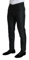 Dolce & Gabbana Black Metallic Skinny Trouser Dress -   -  Dolce & Gabbana.