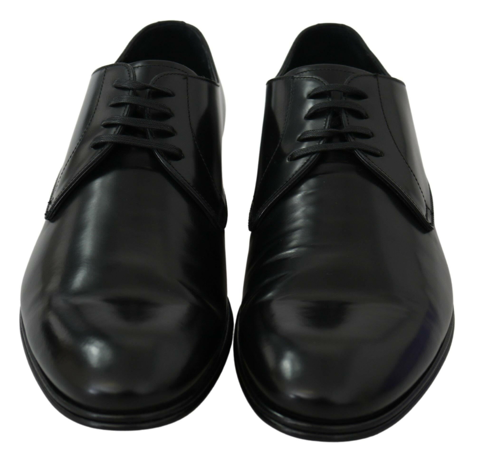 Dolce & Gabbana Derby Napoli Black Leather Dress Formal Shoes -   -  Dolce & Gabbana. Dolce & Gabbana Derby Napoli Black Leather Dress Formal Shoes -   -  Dolce & Gabbana.