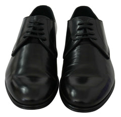 Dolce & Gabbana Derby Napoli Black Leather Dress Formal Shoes -   -  Dolce & Gabbana.