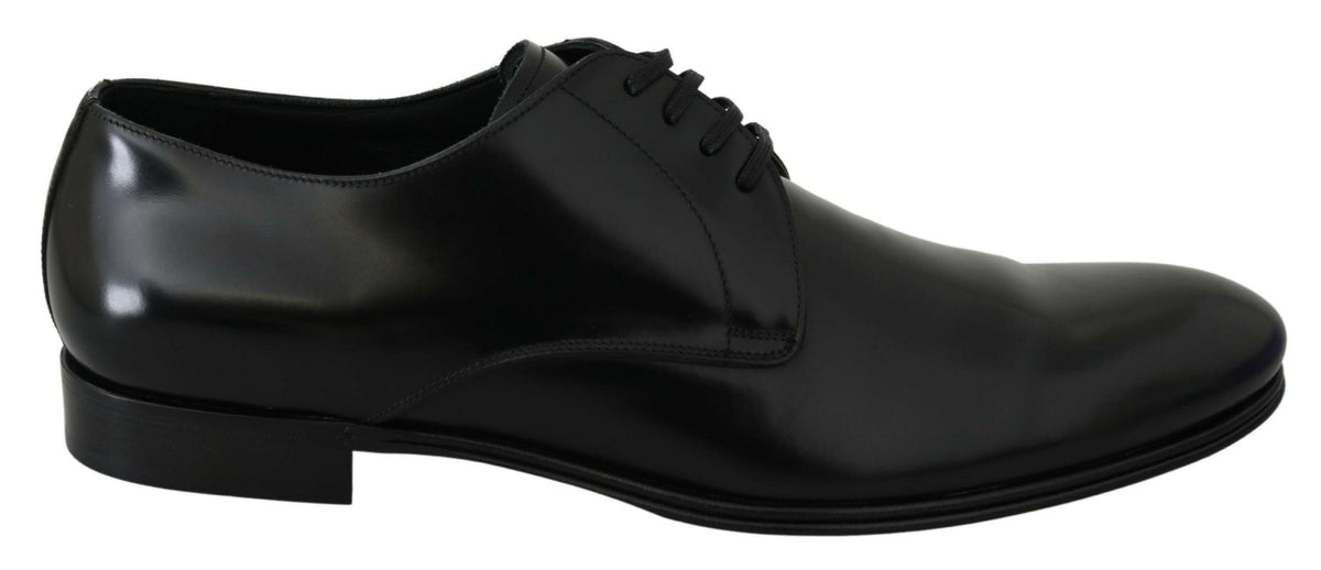 Dolce & Gabbana Derby Napoli Black Leather Dress Formal Shoes -   -  Dolce & Gabbana.
