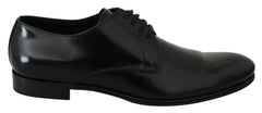 Dolce & Gabbana Derby Napoli Black Leather Dress Formal Shoes -   -  Dolce & Gabbana.