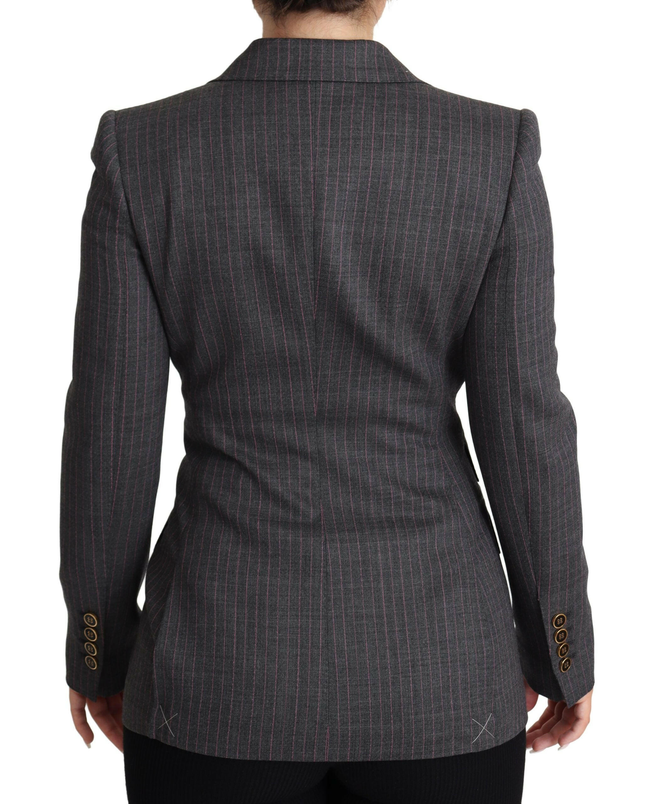 Dolce & Gabbana Gray Single Breasted Fitted Blazer Wool Jacket -   -  Dolce & Gabbana. Dolce & Gabbana Gray Single Breasted Fitted Blazer Wool Jacket -   -  Dolce & Gabbana.