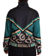 Dolce & Gabbana Multicolor DG Logo Mania Track Bomber Jacket -   -  Dolce & Gabbana.
