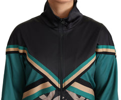 Dolce & Gabbana Multicolor DG Logo Mania Track Bomber Jacket -   -  Dolce & Gabbana.