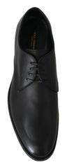 Dolce & Gabbana Black Leather SARTORIA Hand Made Shoes -   -  Dolce & Gabbana.