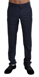 Dolce & Gabbana Navy Blue Dress Formal Men Trouser Pants -   -  Dolce & Gabbana.
