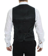 Dolce & Gabbana Gray Wool Stretch Dress Blazer Vest -  Vests for Men Suits -  Dolce & Gabbana.
