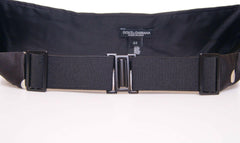 Dolce & Gabbana Black Waist Smoking Tuxedo Cummerbund Belt - Men´s Cummerbund - Dolce & Gabbana.