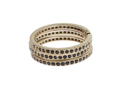 Nialaya Black CZ 925 Sterling Silver Womens Ring -   -  Nialaya.