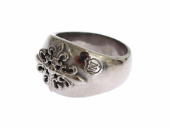 Nialaya Silver 925 Sterling Authentic  Crest Ring -   -  Nialaya.