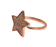 Nialaya Womens Clear CZ Star 925 Silver Ring -   -  Nialaya.