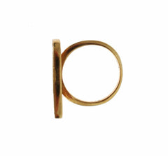 Nialaya Womens Clear CZ Gold 925 Silver Authentic Ring -   -  Nialaya.