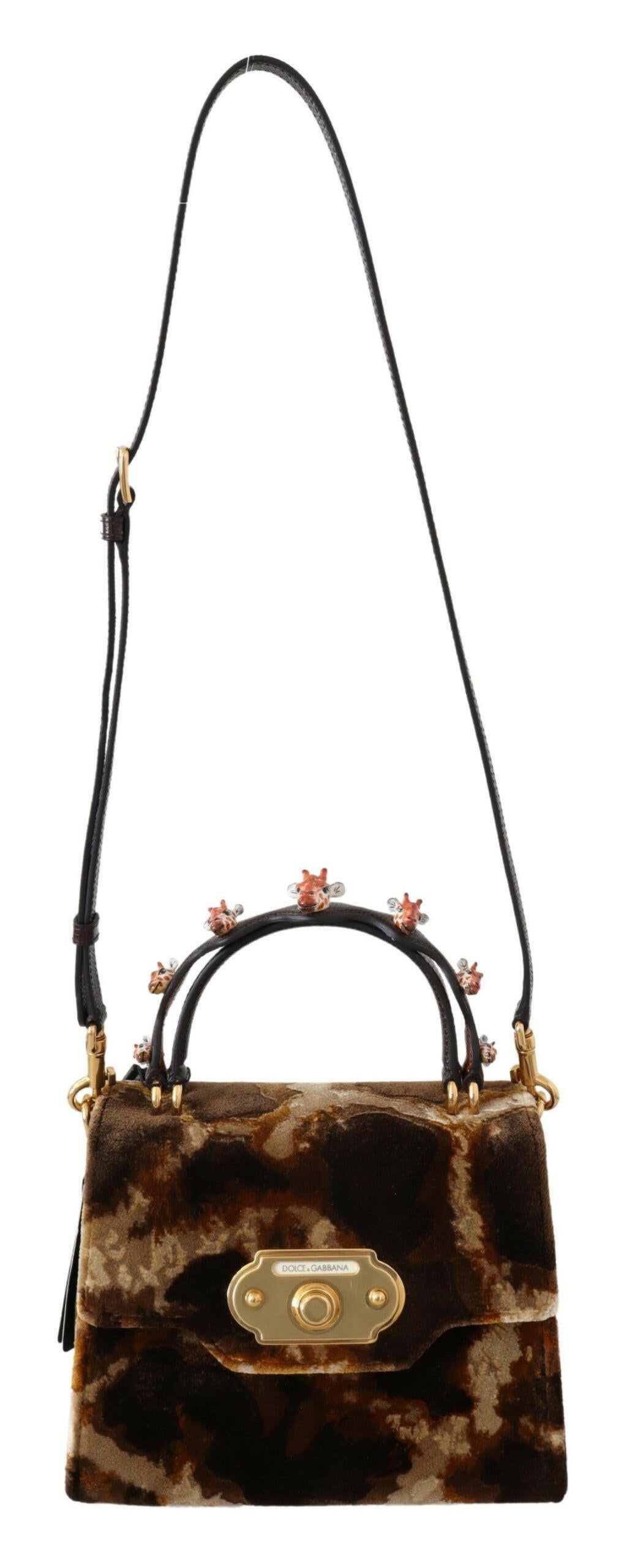 Dolce & Gabbana Brown Giraffe Crossbody Purse Borse WELCOME Purse -   -  Dolce & Gabbana. Dolce & Gabbana Brown Giraffe Crossbody Purse Borse WELCOME Purse -   -  Dolce & Gabbana.
