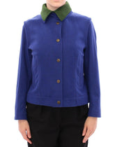 Andrea Incontri Habsburg Blue Green Wool Jacket Coat -   -  Andrea Incontri.