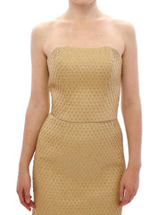 Andrea Incontri Beige Silk Cami Tank Top - - Andrea Incontri.