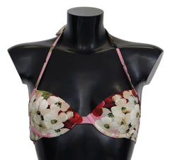 Dolce & Gabbana Multicolor Floral Swimsuit Beachwear Bikini Tops -   -  Dolce & Gabbana.