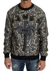 Dolce & Gabbana Multicolor SAMBA Jacquard Palmtree Pullover Sweater -   -  Dolce & Gabbana.