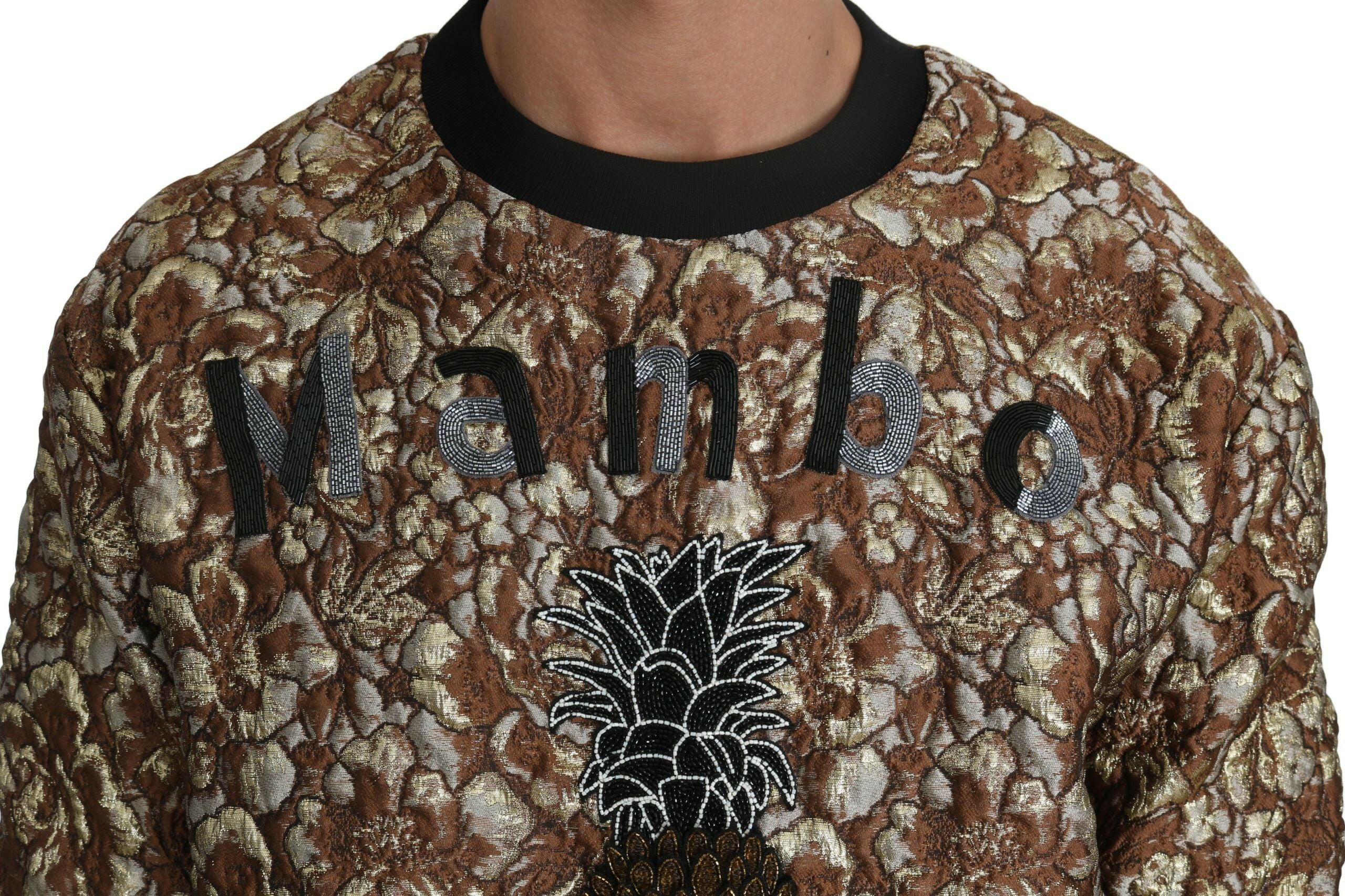 Dolce & Gabbana Multicolor MAMBO Jacquard Pineapple Pullover Sweater -   -  Dolce & Gabbana. Dolce & Gabbana Multicolor MAMBO Jacquard Pineapple Pullover Sweater -   -  Dolce & Gabbana.