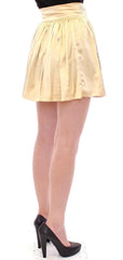 Andrea Incontri Beige Floral Embroidery Mini Skirt -   -  Andrea Incontri.