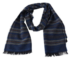 Missoni Multicolor Wool Striped Unisex Neck Wrap Shawl - - Missoni.