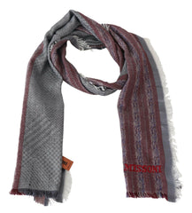 Missoni Multicolor Wool Striped Unisex Neck Wrap Shawl Scarf - - Missoni.