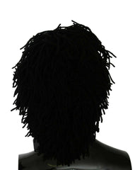 Dolce & Gabbana Black White Knitted Cashmere Animal Design Hat -   -  Dolce & Gabbana.