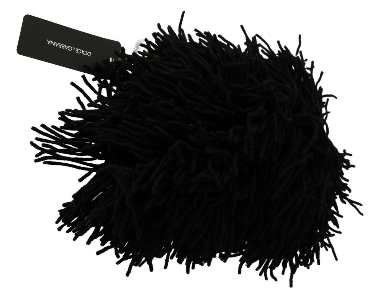 Dolce & Gabbana Black White Knitted Cashmere Animal Design Hat -   -  Dolce & Gabbana. Dolce & Gabbana Black White Knitted Cashmere Animal Design Hat -   -  Dolce & Gabbana.